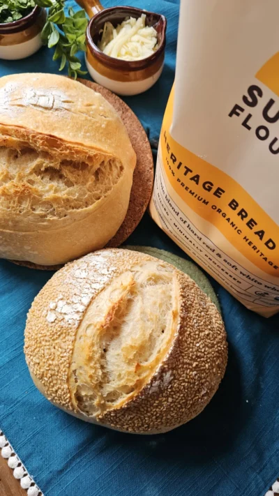 Half-Size Heritage Sourdough Bread