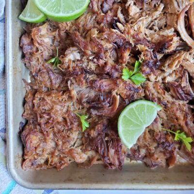 Crispy Crockpot Pork Carnitas