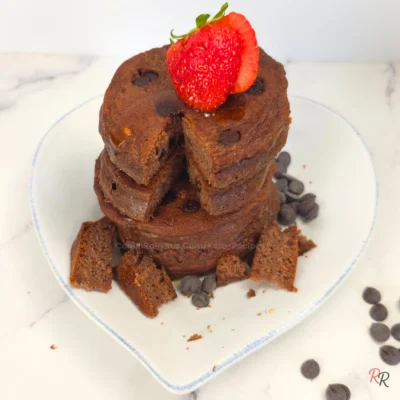 High Protein Chocolate Pancakes with Almond Flour (Keto Friendly)