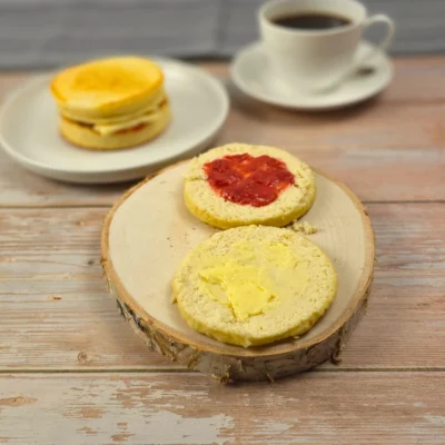 High Protein Keto Cottage Cheese English Muffins For Two