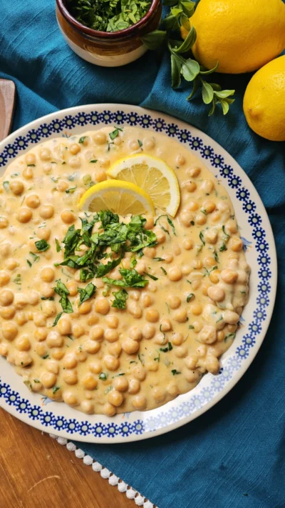 Southwest Creamy Chickpeas (Cornmilk Skillet)