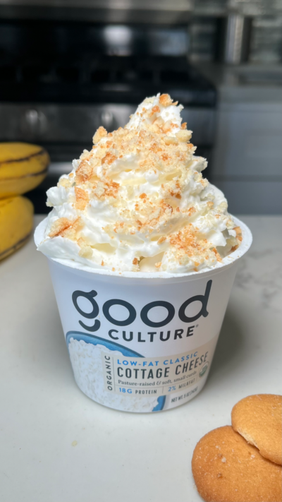 Banana Pudding Cottage Cheese Cup