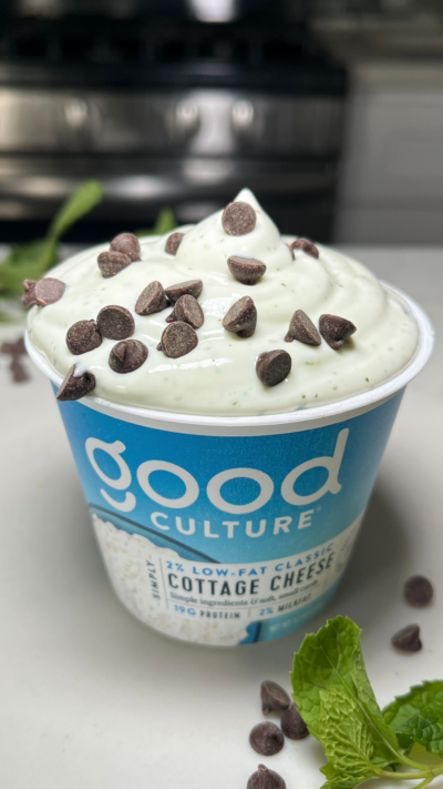 Mint Chocolate Chip Protein “Blizzard”