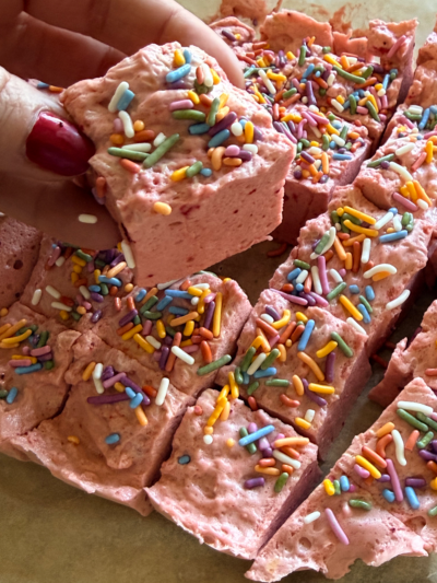 Homemade Valentine’s Day marshmallows