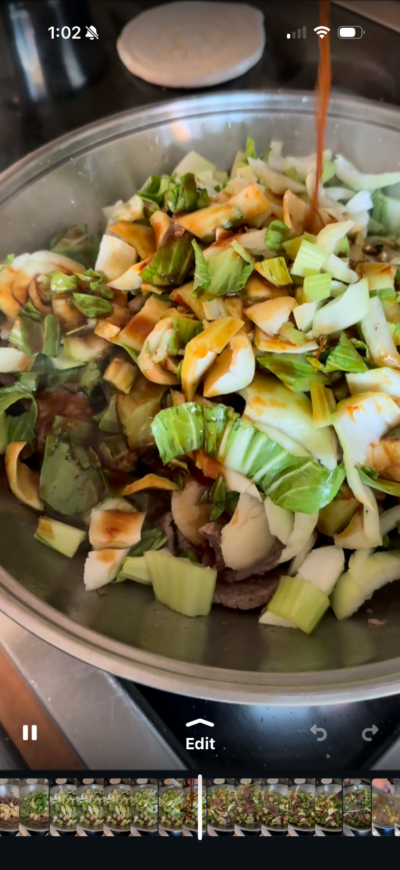 Steak & Bok Choy Stir Fry