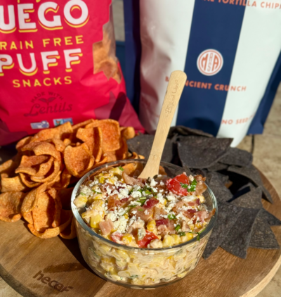 mexican street corn protein dip