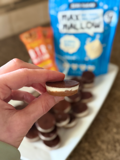 chocolate peanut butter marshmallow protein bites