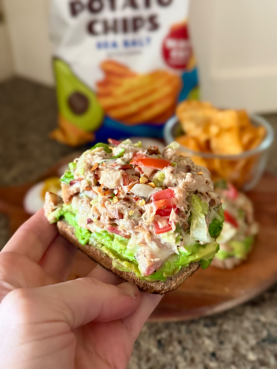 chopped club avocado toast