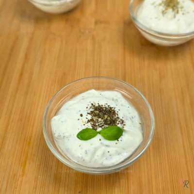 Italian Whipped Cottage Cheese Dip (High Protein & Keto)