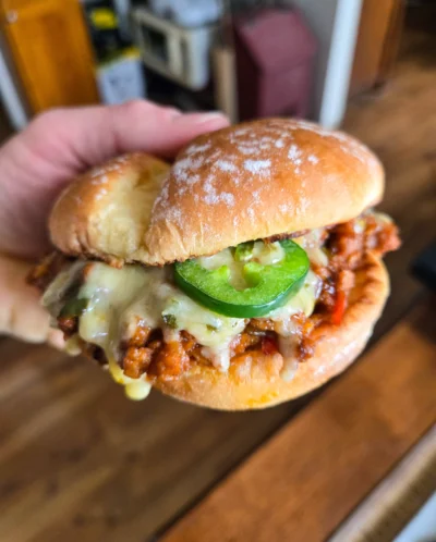Jalapeno Cheddar Sloppy Joes