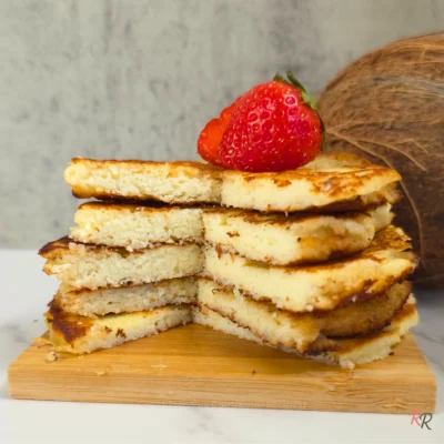 Easy Coconut Flour Cottage Cheese Pancakes