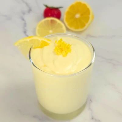 Keto Lemon Cottage Cheese Mousse