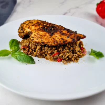 Keto Mediterranean Chicken Skillet Dinner