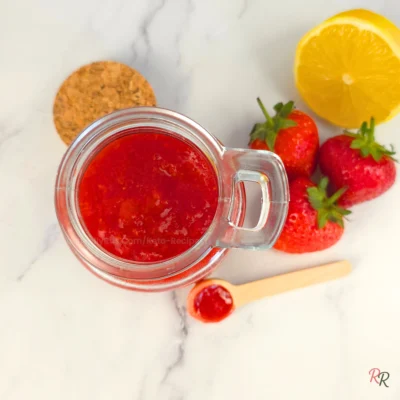 Keto Strawberry Jam (3 Ingredients, Sugar Free)
