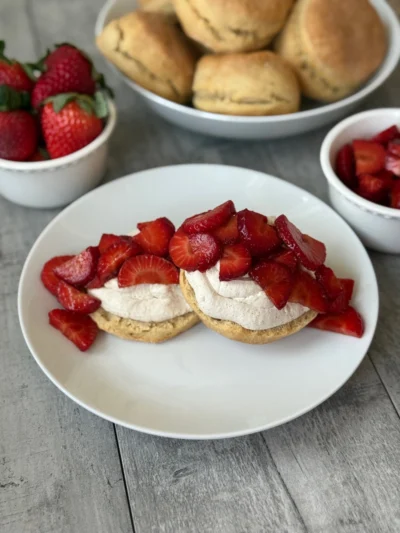 Strawberry Shortcake with Sourdough Biscuits