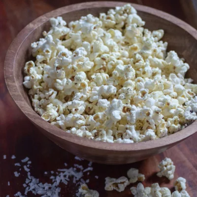 Adobo Coconut Popcorn