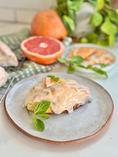 Grapefruit & Mint Infused Scones