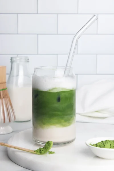 Dairy-Free Iced Matcha Latte