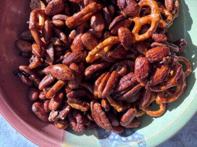 Gluten Free Roasted Pretzel & Nut Snack Mix