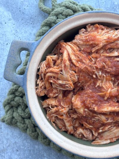 Salsa Chicken in Slow Cooker