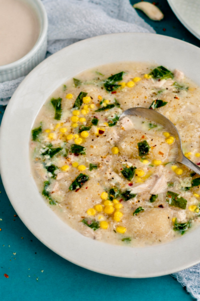 Chicken & Cauliflower Gnocchi Soup