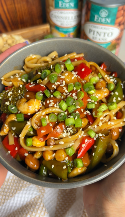 Vegan Cashew + Bean Stir Fry