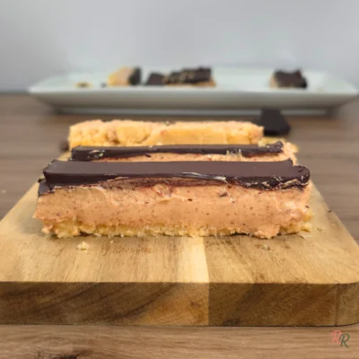 Cottage Cheese Peanut Butter Cup Freezer Bars (No Protein Powder, Creamy)