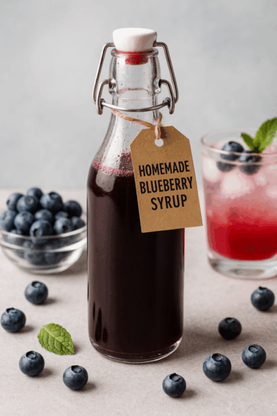 Delicious Homemade Blueberry Syrup