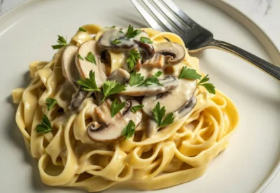 Garlic Herb Pasta Meal Prep – 44g Protein