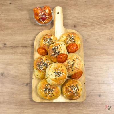 Cottage Cheese Pizza Bagel Bites (Keto, Oven or Air Fryer)