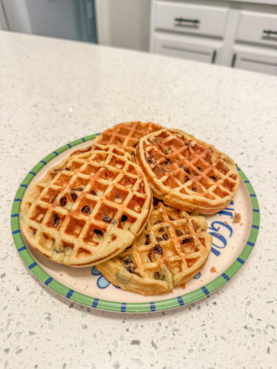 High Protein Veggie Waffles