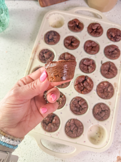 Mini Chocolate Veggie Muffins