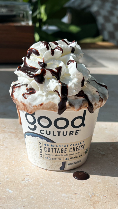 Mocha Chip Cottage Cheese Cup