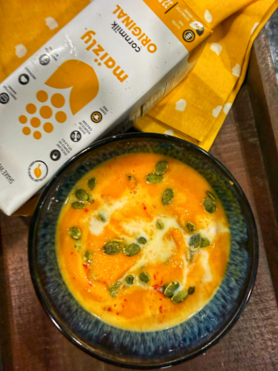 Sweet Potato Carrot  Soup (Dairy Free)