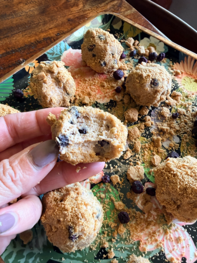 Lemon and Blueberry Cheesecake Collagen Bombs