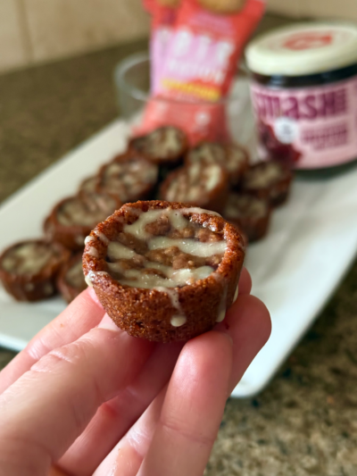 cherry cobbler protein cookie cups