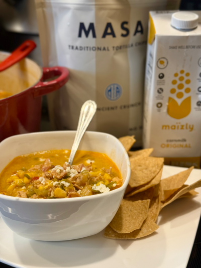 mexican street corn chicken chowder