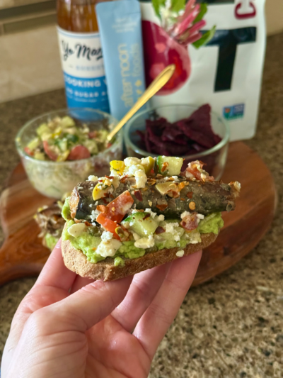 horitaki “greek” avocado toast