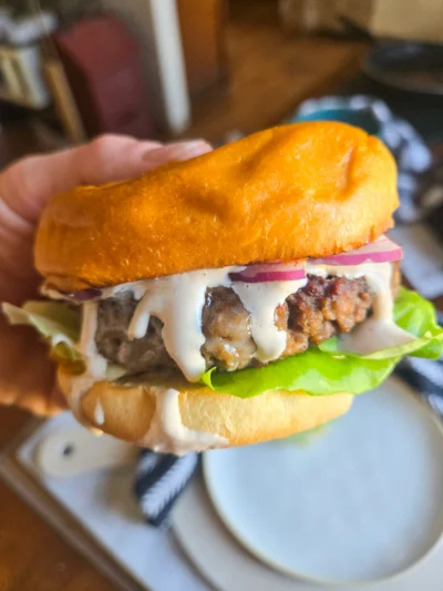 Jalapeno Cheddar Queso Burgers