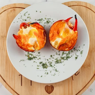 Keto Breakfast Egg Muffins – Pepperoni Cups
