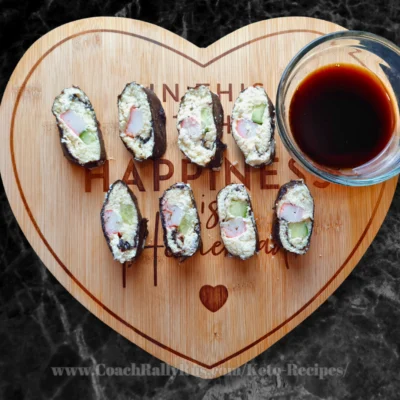 Keto Sushi Rolls With Cauliflower Rice
