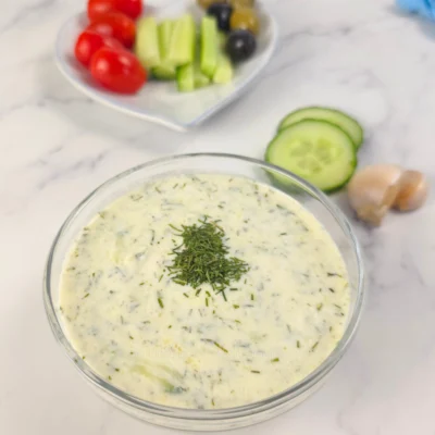 Keto Tzatziki Sauce with Greek Yogurt