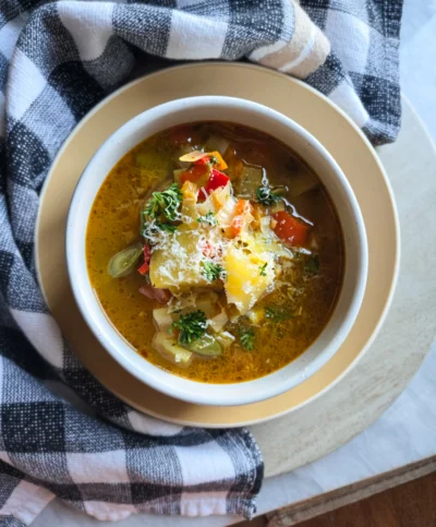 Spicy Potato, Leek & Vegetable Soup