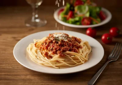 Quick and Easy High-Protein Spaghetti – 38g Protein