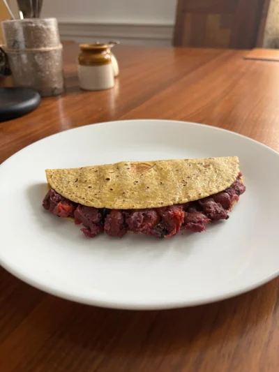 Purple Levant Pav Bhaji