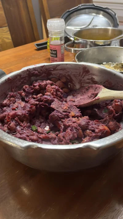 Purple Levant Pav Bhaji