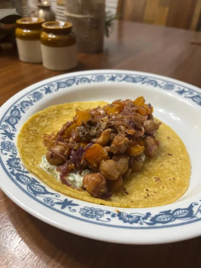 Chickpeas Slaw and Tzatziki Meze