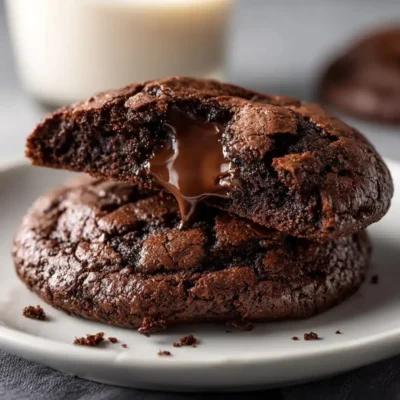 Double Chocolate Chunk Cookies (Fudgy & Loaded with Chocolate!)