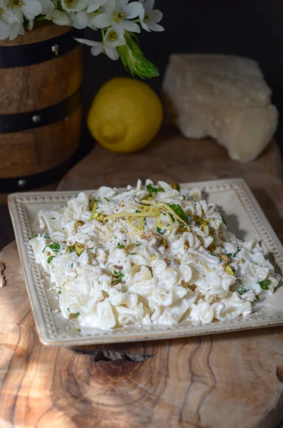 Lemon Ricotta Pasta with Parmesan and Pistachios