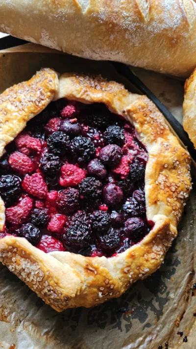 Mixed Berry Gallete with Sourdough Crust